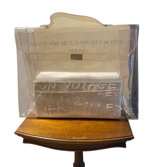 Hermès Clear Souvenir de l'Exposition 1997 Bag - Picture 1 of 8